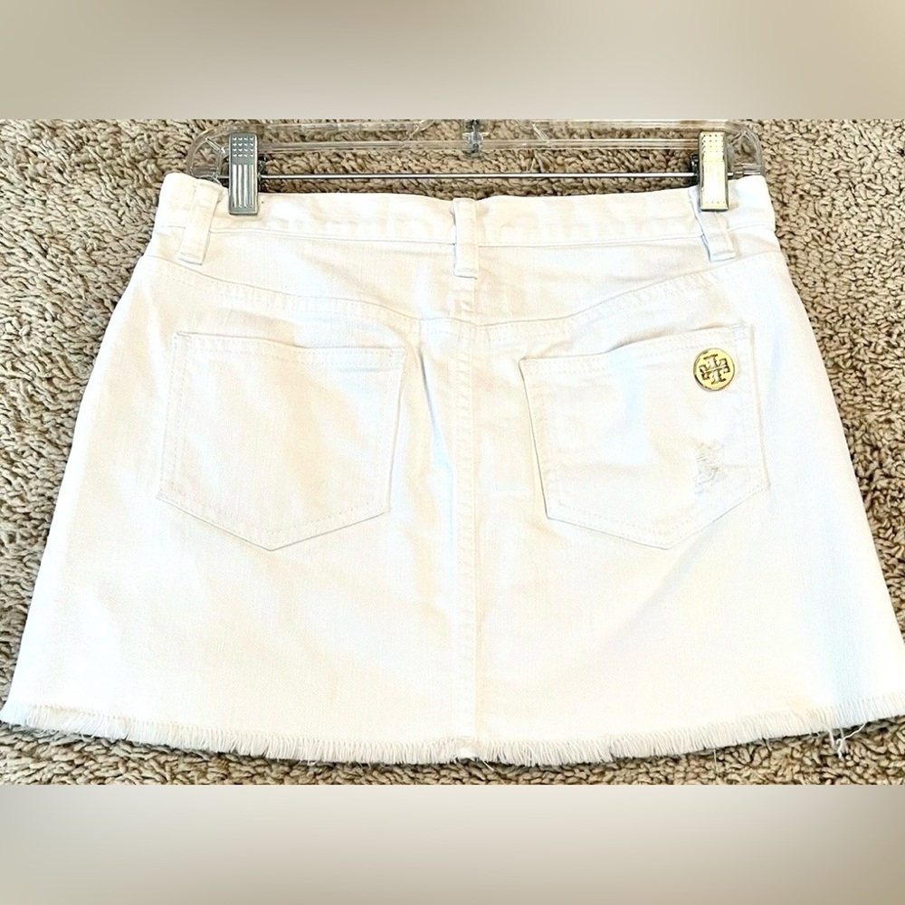 Tory Burch White Mini Skirt - Picture 2 of 8